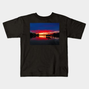 Winter Sunset Kids T-Shirt